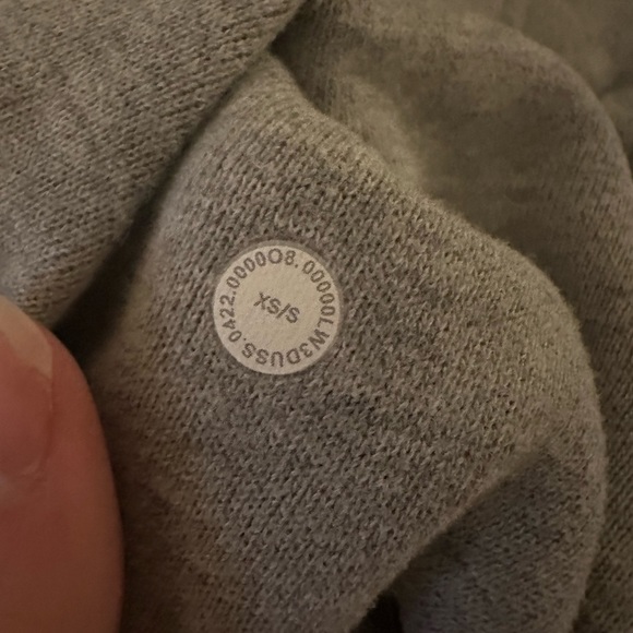 Lululemon Heathered Core Medium Grey Oversised Halfzip Hoodie - Picture 5 of 5